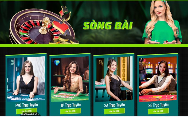 69VN quy tụ nhiều sảnh casino live 